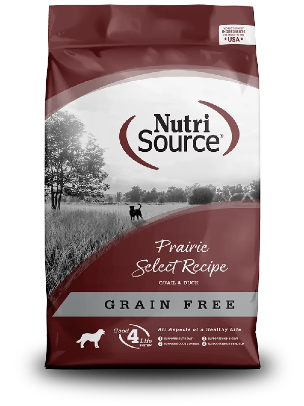 Portable bird travel nest-NutriSource® Grain Free Prairie Select Recipe Dog Food