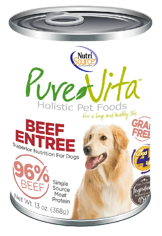 Dimmable fish tank heater-NutriSource® PureVita™ Grain Free Real Beef Entree Canned Dog Food (13oz)