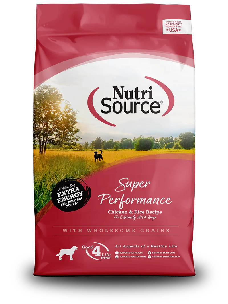 Herbal pet itch cream-NutriSource® Super Performance Chicken and Rice Recipe Dog Food