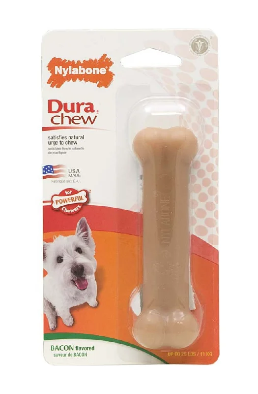 Adjustable pet sling carrier-Nylabone Dura Chew Bacon Chew Bone Regular