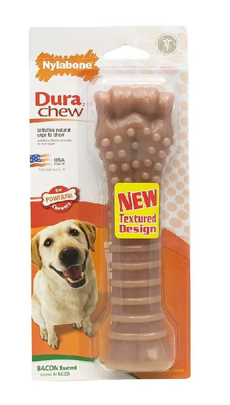 Bluetooth pet locator tag-Nylabone Dura Chew Bacon Chew Bone Souper