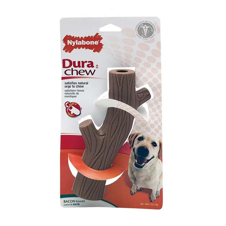 Herbal pet skin salve-Nylabone Dura Chew Hollow Stick Bacon Souper Size