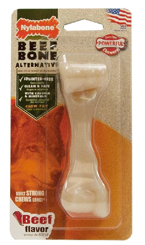 Precision pet claw trimmer-Nylabone Dura Chew Mini Beef Bone