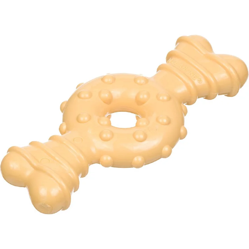 Dual-sided pet brush-Nylabone Dura Ring And Bone Chicken Souper Size