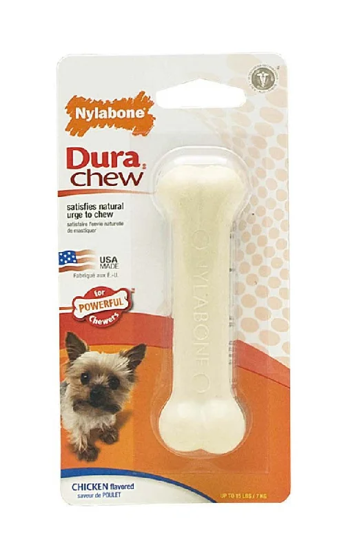 Sisal cat scratching board-Nylabone Durable Chew Bone Chicken Petite