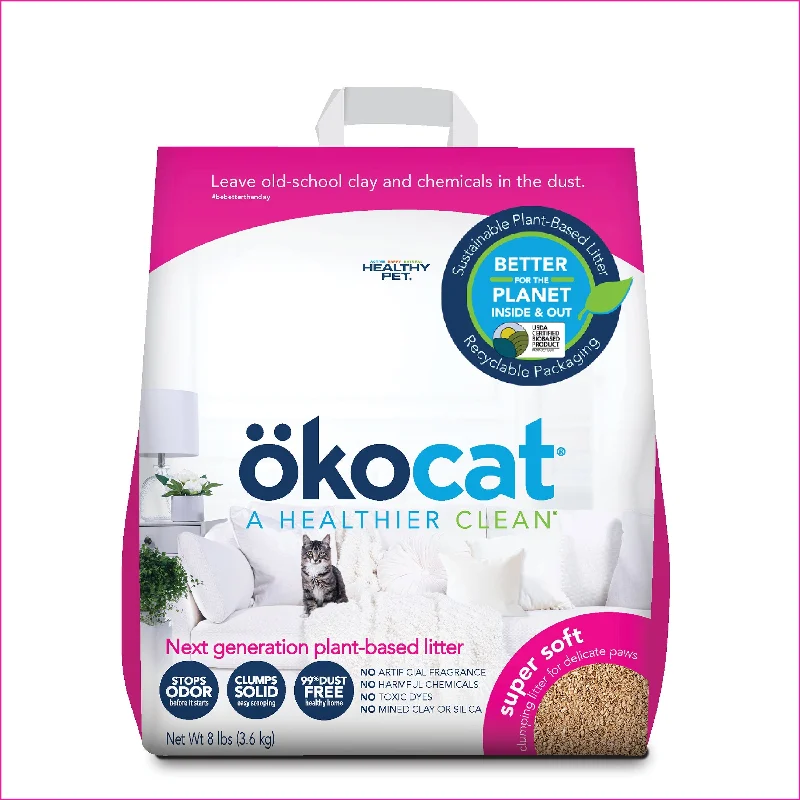 Biodegradable pet poop bags-ökocat® Super Soft Clumping Wood Cat Litter