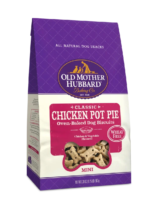 Herbal cat chew treats-Old Mother Hubbard Chicken Pot Pie Mini Dog Biscuits (16-oz)