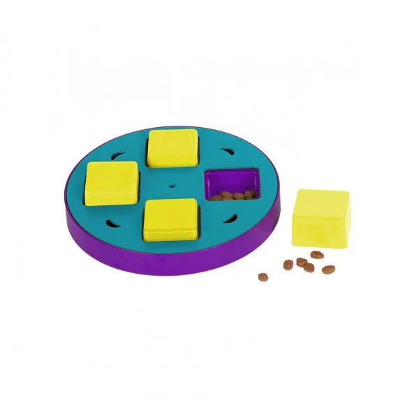 Woven dog sleep pad-Outward Hound Doggy Blocks Hidden Treat Puzzle Game