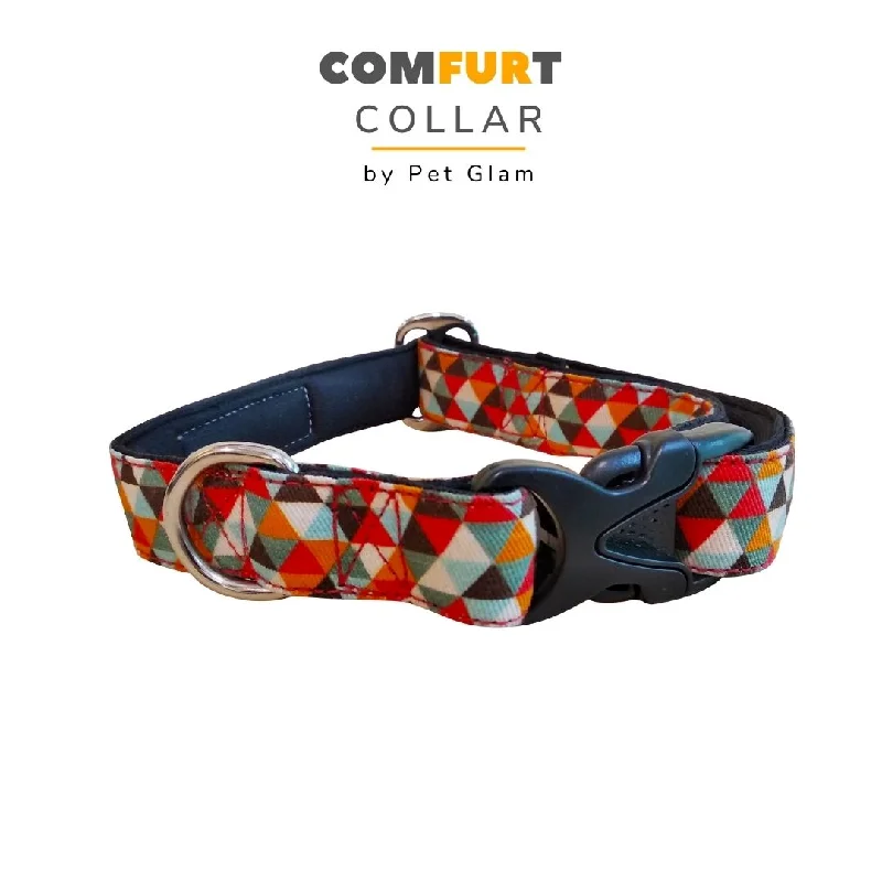 Grain-free pet dental sticks-Pet Glam ComFURt Prism Dog Collars for puppies, shih tzu lhasa Beagles Labs Indies