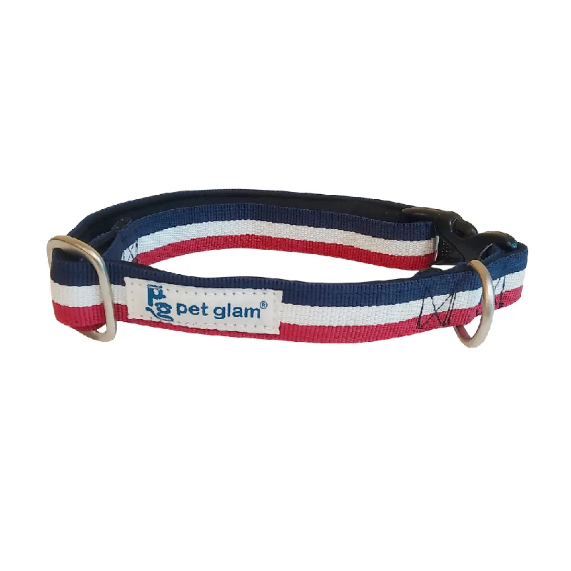 Reinforced dog walking lead-Pet Glam Dog Collar Liberty