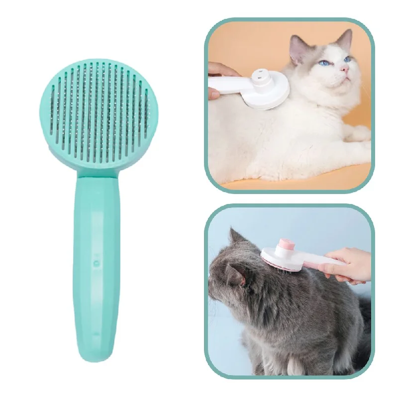 Tough pet sleep blanket-Pet Grooming Massage Loose Fur Removal Brush