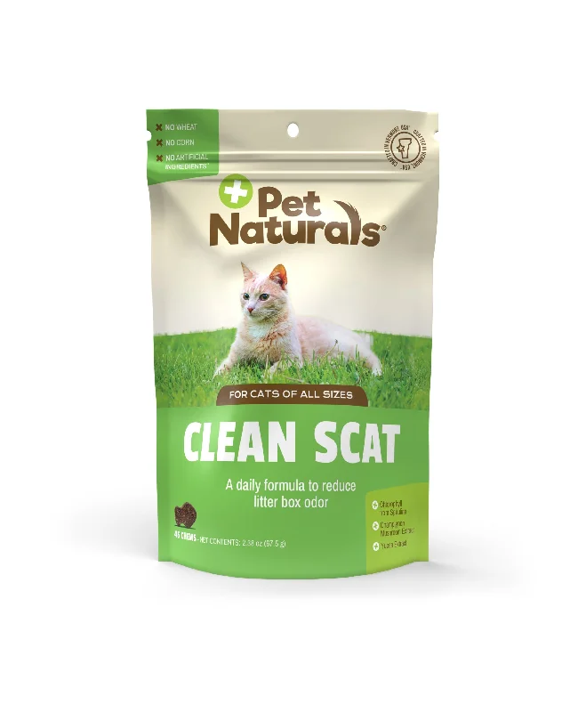 Durable pet nap blanket-Pet Naturals of Vermont Clean Scat Chews (45 Chews)