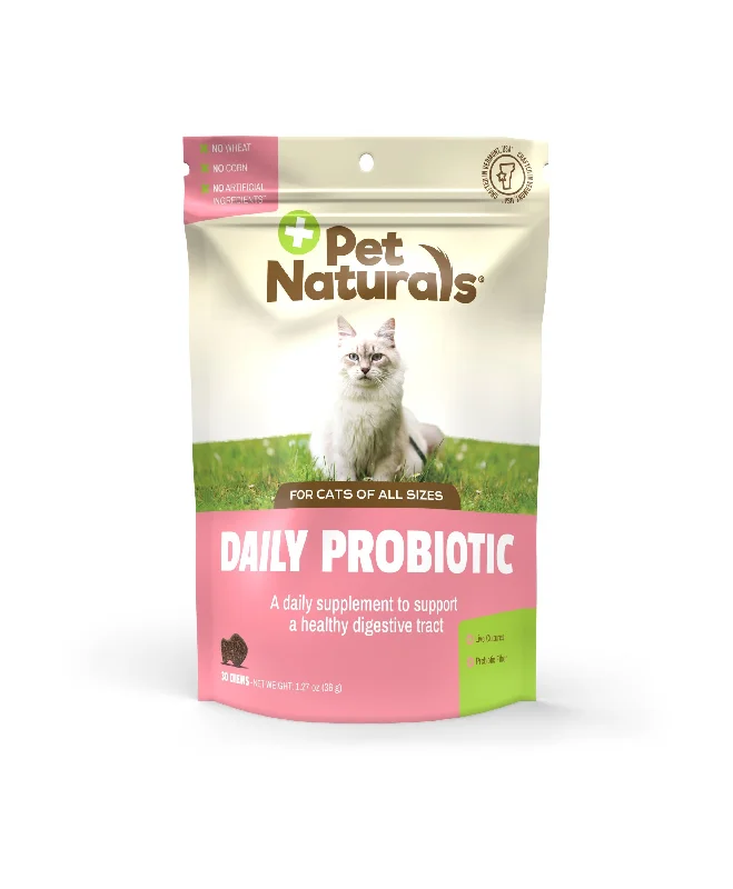 Herbal cat relaxation drops-Pet Naturals of Vermont Daily Probiotic Cat Chews