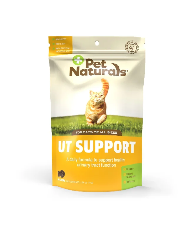 Insulated pet water jug-Pet Naturals UT Support for Cats (60 Chews)