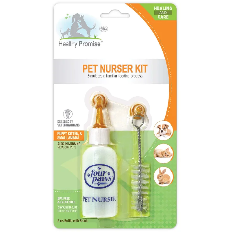 Sisal cat scratching board-Pet Nursing Kit, Bottle and Brush, 2 oz