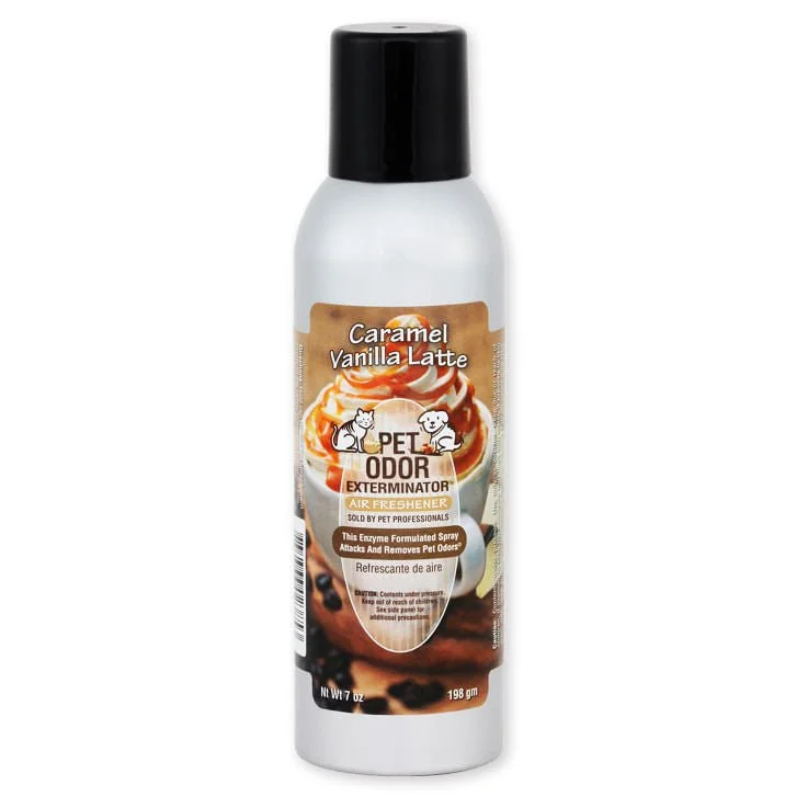 Eucalyptus pet calming collar-Pet Odor Exterminator Spray, Caramel Vanilla Latte, 7oz