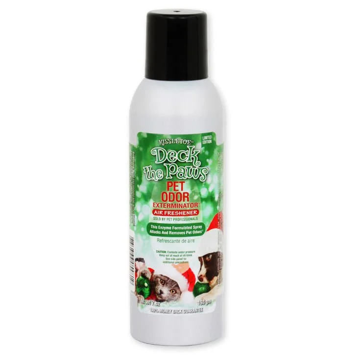 Lint-free pet hair roller-Pet Odor Exterminator Spray, Deck the Paws, 7oz