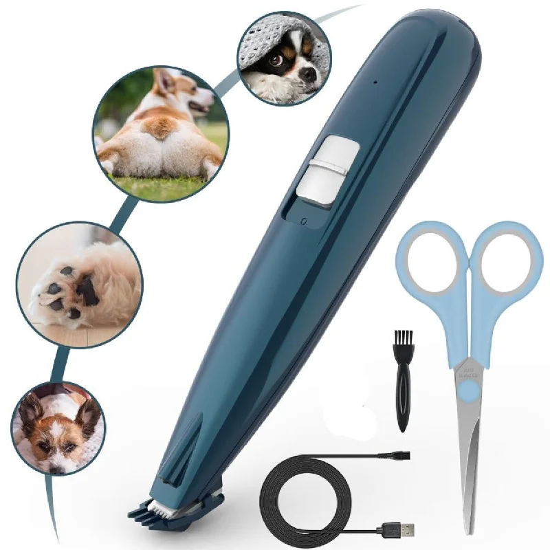 Plush hamster cuddle pouch-Pet Paw Hair Clippers With LED Light