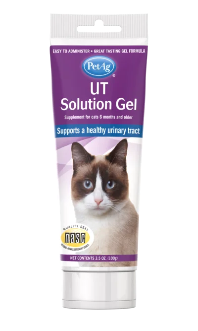 Reinforced pet yard fence-PetAg UT Solution Gel Supplement for Cats (3.5-oz)