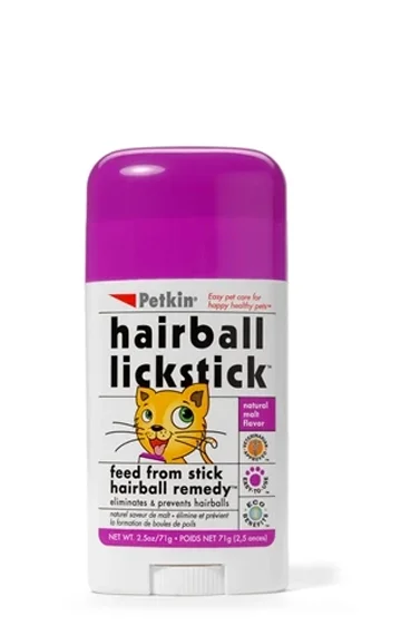 Spinning hamster play ball-Petkin Hairball Lickstick