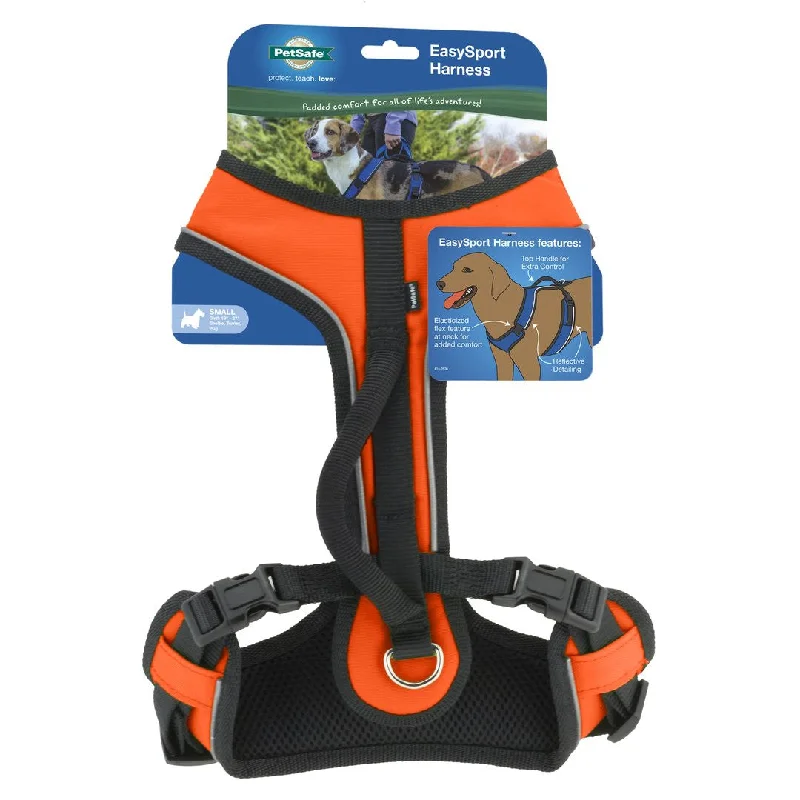 Reflective dog rain cape-PetSafe Easy Sport Harness Orange