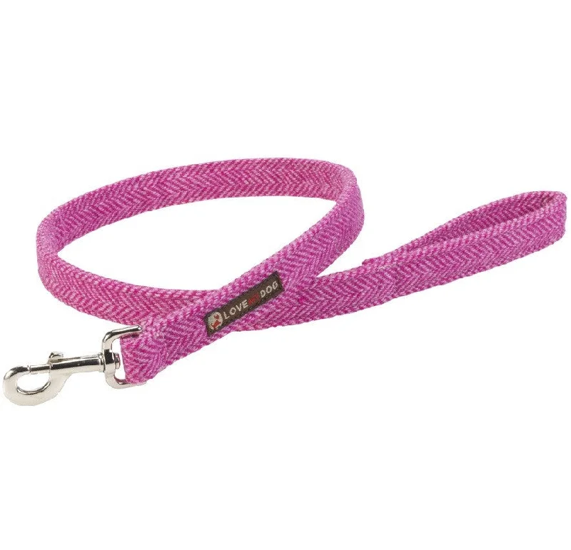 Colored aquarium sand-Pixley Harris Tweed Dog Lead