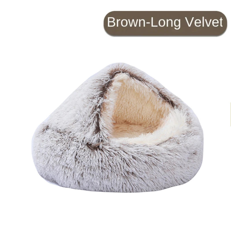 Brown-Long velvet