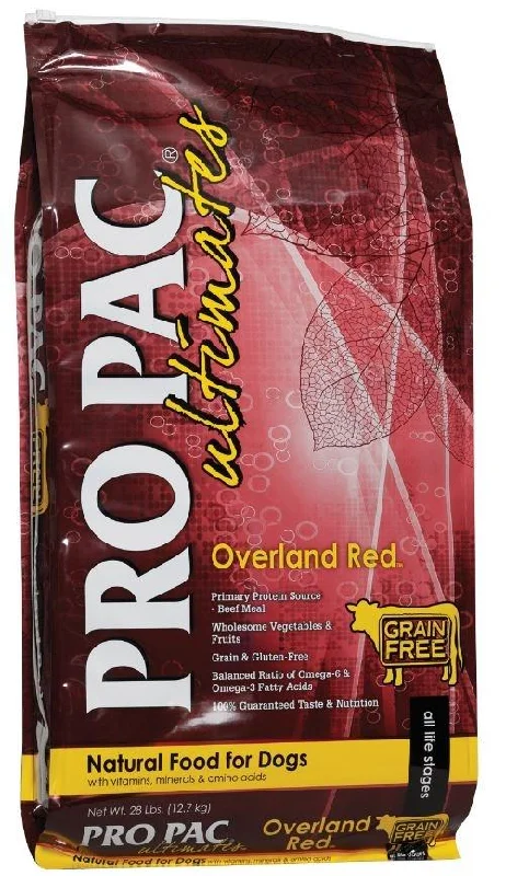 Hemp cat scratch pad-PRO PAC Grain Free Ultimates Overland Red Dry Dog Food