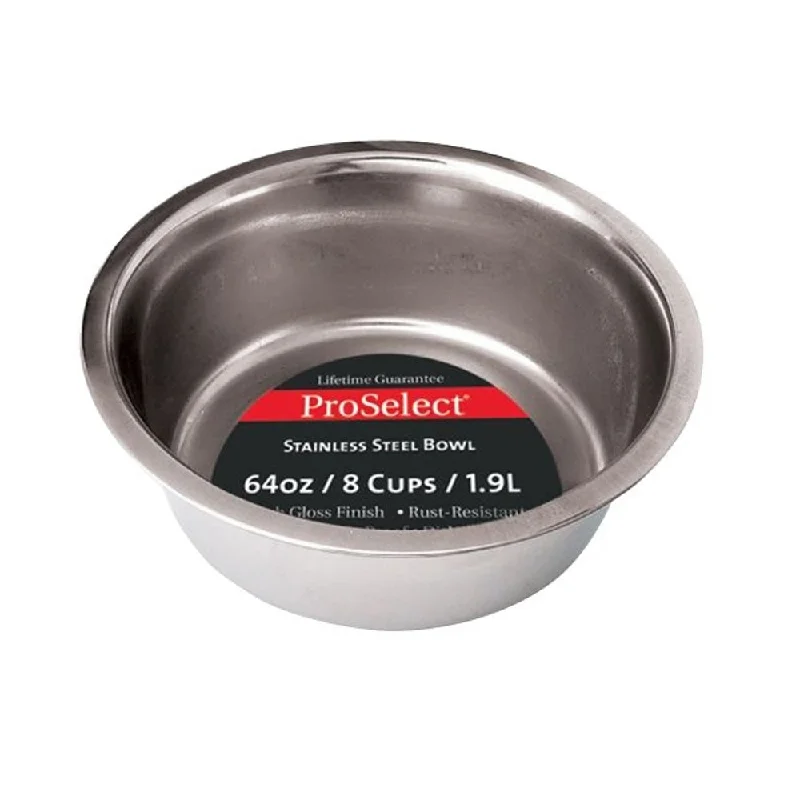 Rechargeable pet locator-Proselect ZW150 64/56620 Pet Feeding Dish, Stainless Steel