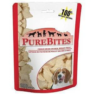 Polished ceramic pet bowl-PureBites Freeze Dried Chicken Treats 6.2oz