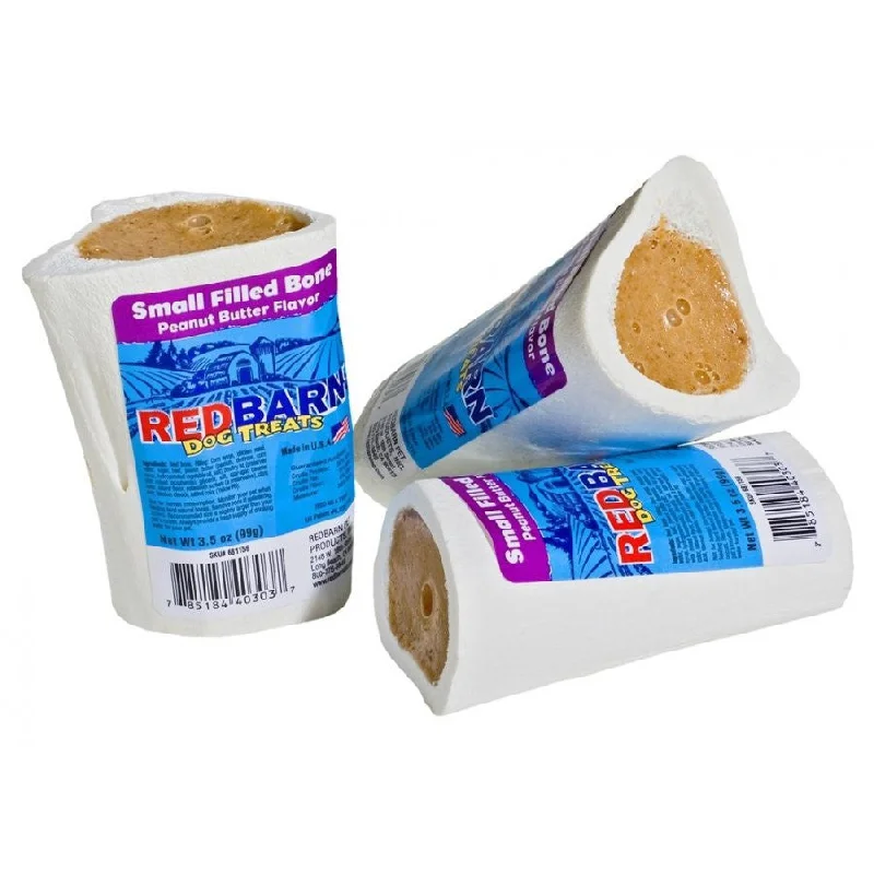 UV-resistant pet shade-Redbarn Small Peanut Butter Filled Bone