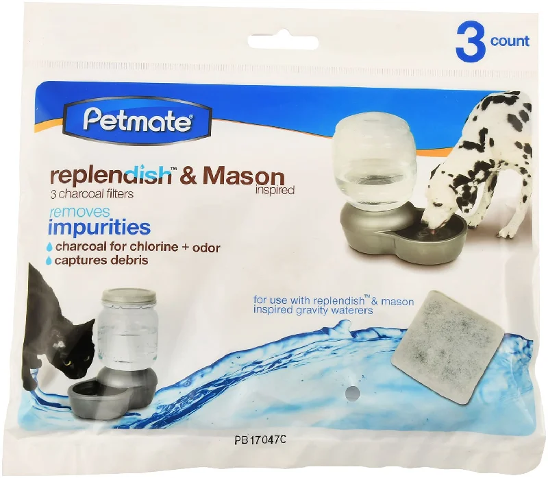 Grain-free cat dental bites-Replendish Replacement Filters, 3 pack