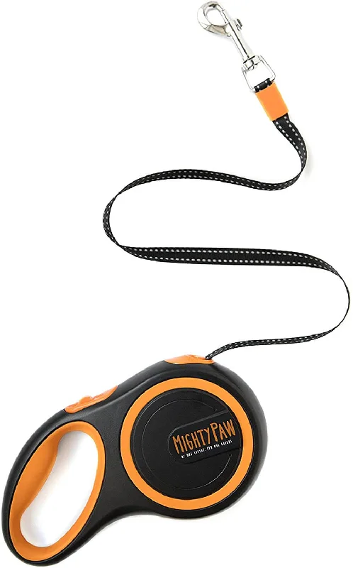 Recycled pet food spoon-Durable and Reflective Retractable Dog Leash by Mighty Paw