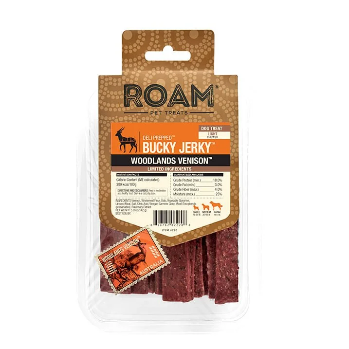 Hanging bird seed feeder-Roam Dog Treats Bucky Jerky