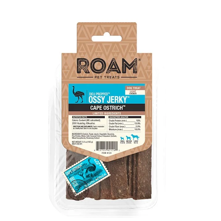 Soft pet grooming mitt-Roam Dog Treats Ossy Jerky