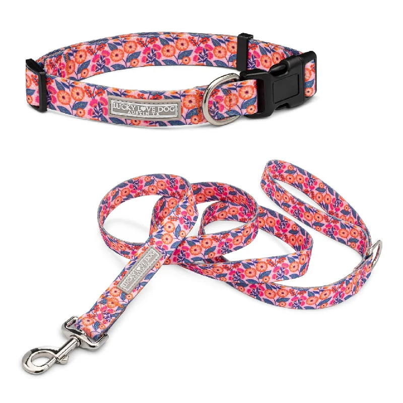 Printed pet neck bandana-Rosie Dog Collar and Leash Wholesale