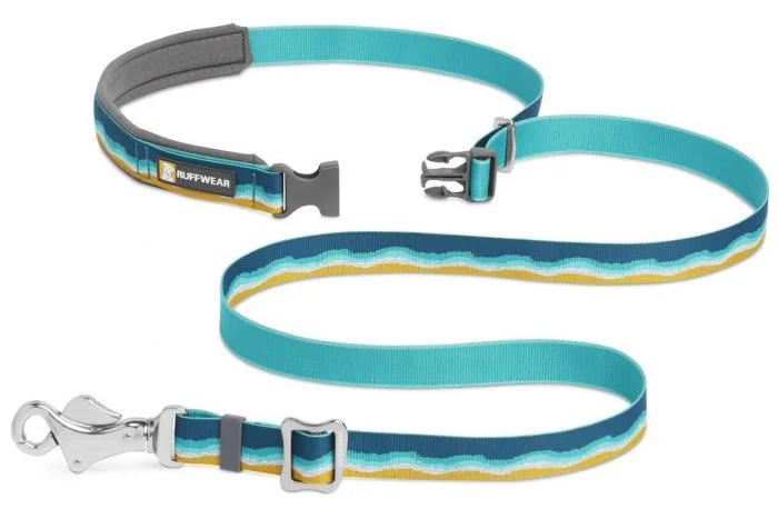 Eucalyptus pet calming collar-Ruffwear Crag Dog Leash - BLUE