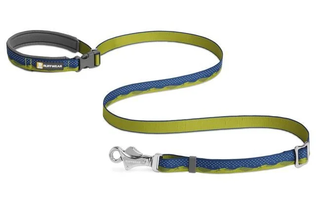 Comfort-fit dog muzzle-Ruffwear Crag Dog Leash - GREEN