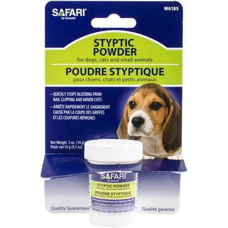 Recycled dog waste bags-Safari Pet Styptic Powder