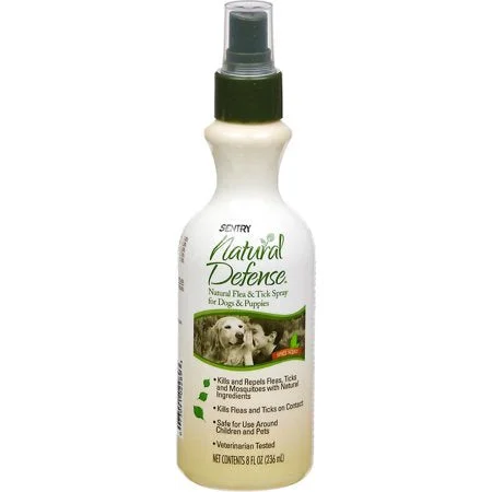 Insulated dog winter coat-SENTRY NATURAL DEFENSE® Flea and Tick Spray for Dogs and Puppies