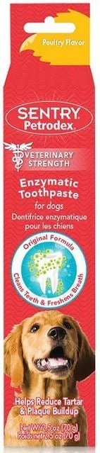 Pet-safe wood polish-Sentry Petrodex Veterinary Strength Enzymatic Poultry Flavor Toothpaste for Dogs