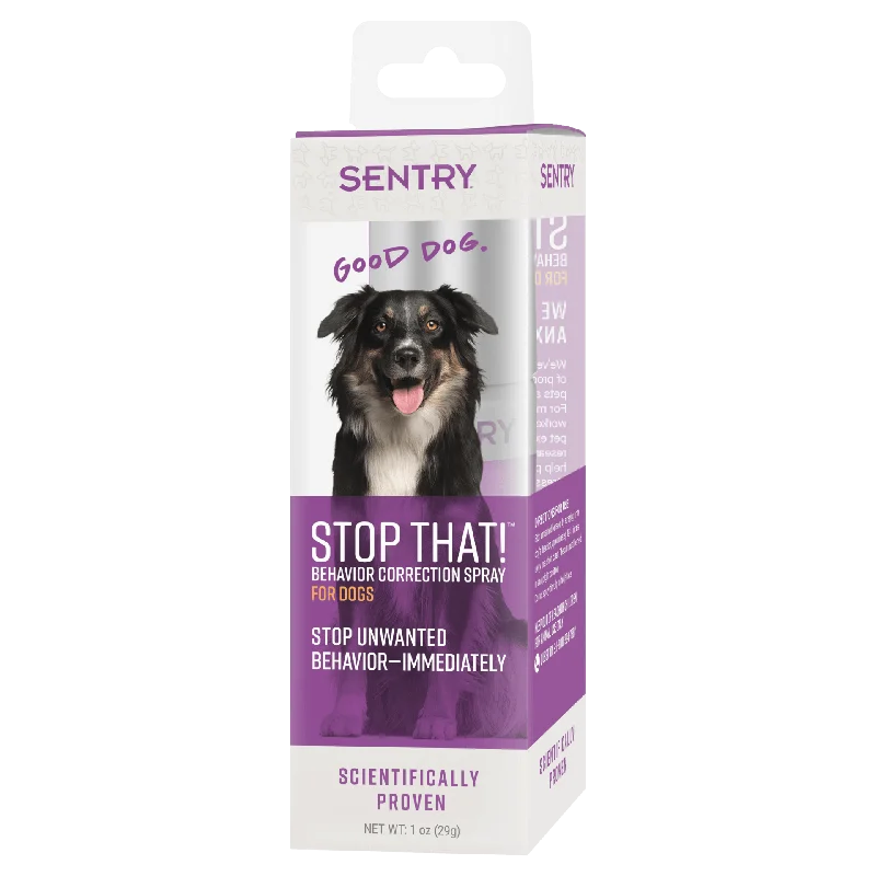 Ceramic pet food bowl-SENTRY® Stop That! Behavior Correction Spray for Dogs