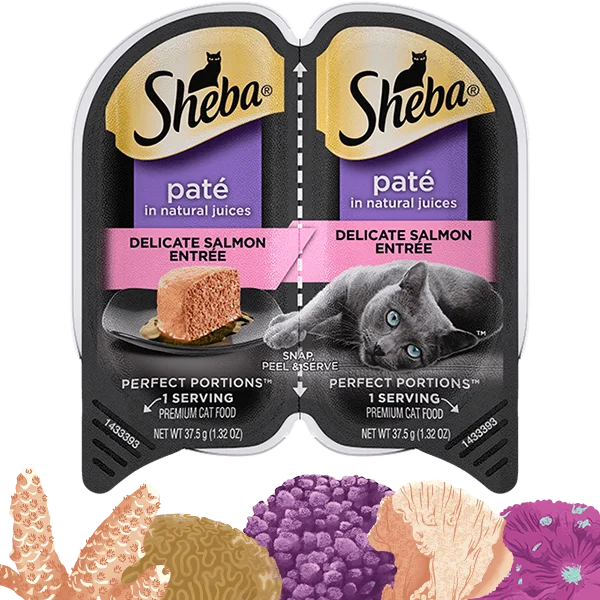 Quick-dry pet bathrobe-SHEBA® PERFECT PORTIONS™ Premium Paté Delicate Salmon Entrée