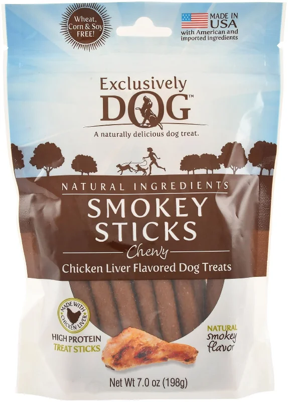 Herbal pet skin lotion-Smokey Sticks Chewy Chicken Liver Flavor Dog Treats