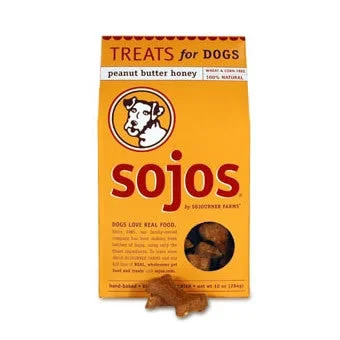 UV-protected pet shade-Sojos Gourmet Peanut Butter Honey Dog Treats