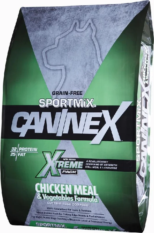 Lightweight pet chest carrier-SPORTMiX CanineX Grain Free Chicken Meal & Vegetables Recipe Dry Dog Food