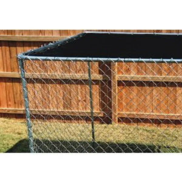 Stackable dog storage crate-Stephens DKTB11010 Dog Kennel Modular Sunblock Top Shade Cover, 10' x 10'