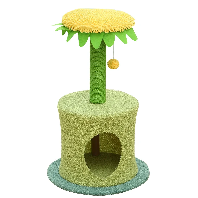 Expandable pet fun tunnel-Sunflower corn S size cat tree