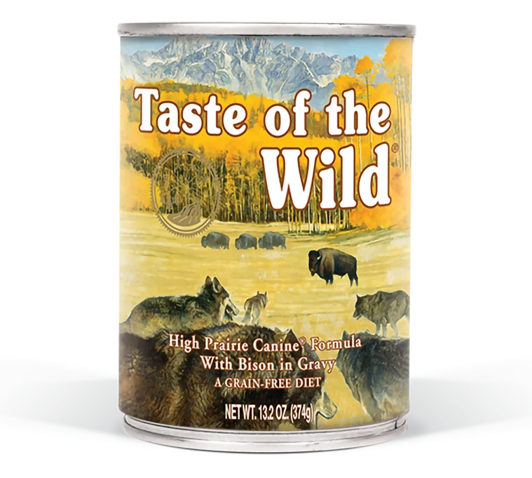 Etched stainless pet tag-Taste Of The Wild High Prairie Canned Dog Food