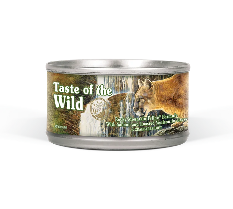 Glow-in-dark aquarium decor-Taste Of The Wild Rocky Mountain Canned Cat Food